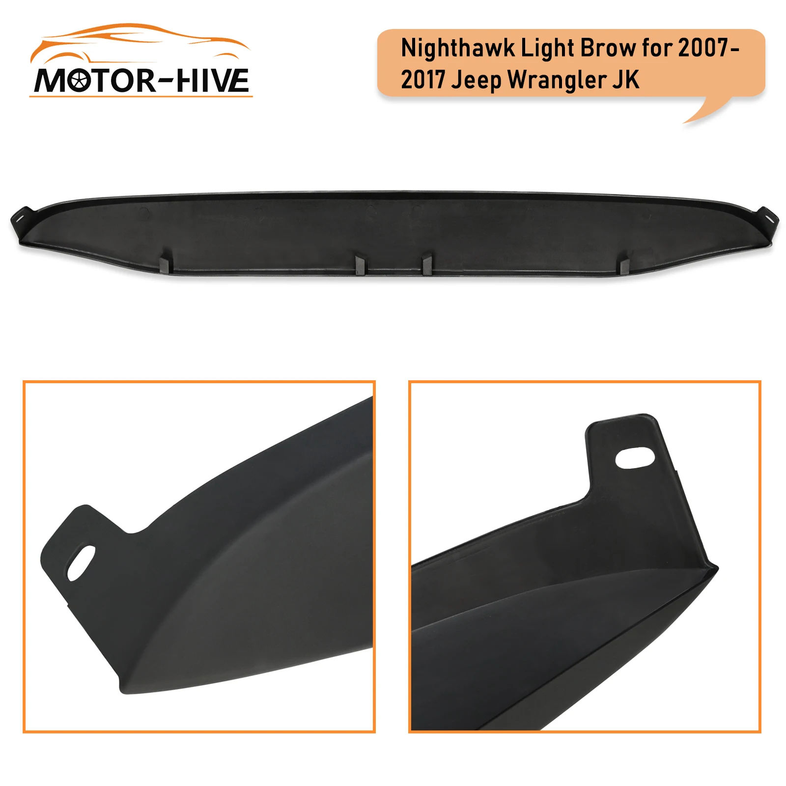 Undercover Nighthawk Light Brow Cover for 2007-2017 Jeep Wrangler JK US Stock | Автомобили и мотоциклы