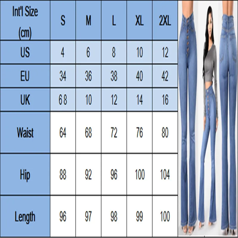 Модные женские винтажные расклешенные джинсы с высокой талией брюки широкими