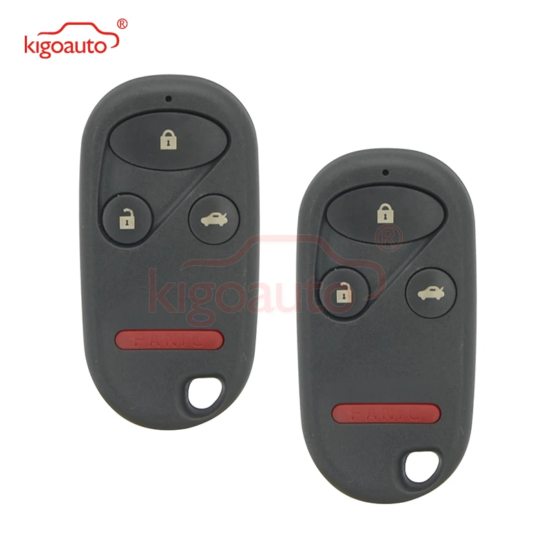 Kigoauto 2 шт. 4 кнопки 315 МГц для Honda Accord 1998 1999 2000 2001 2002 KOBUTAH2T дистанционный ключ брелок