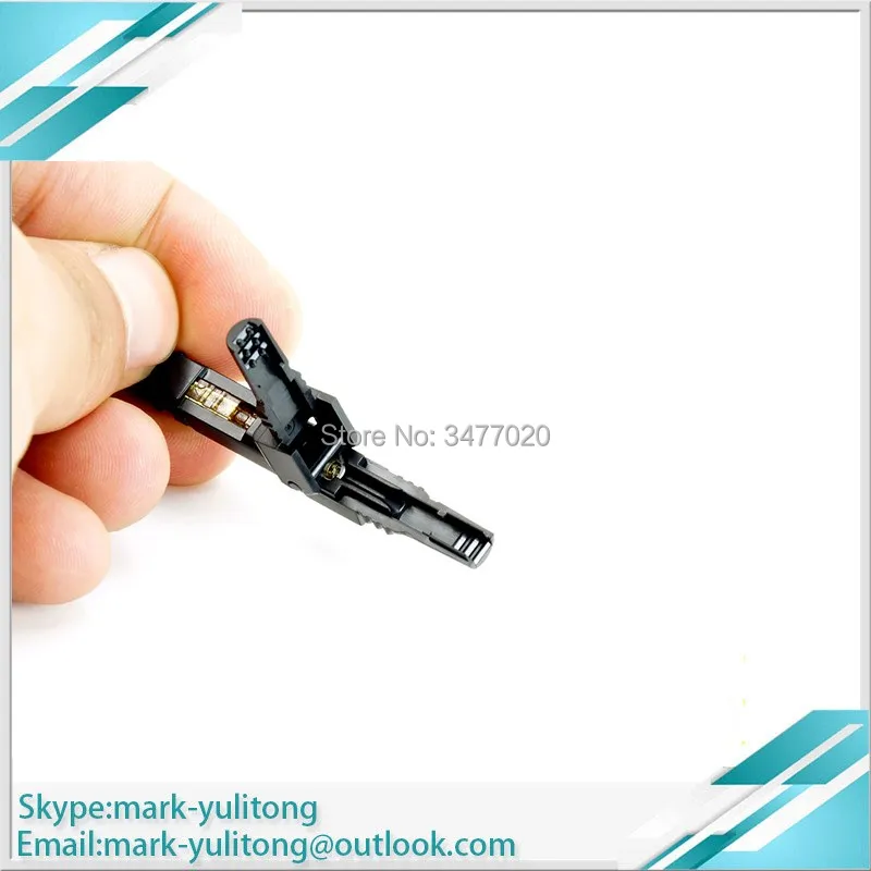 100pcs  fiber optic optica sc upc connector sc   fast fiber optic conector fibra optica  ftth conector sc apc