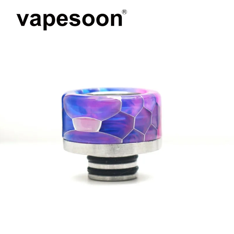 

10pcs vapesoon 510 snake resin+stainless steel material drip tip for 510 thread atomizer such as melo 3 mini 2ml melo3 atomizer