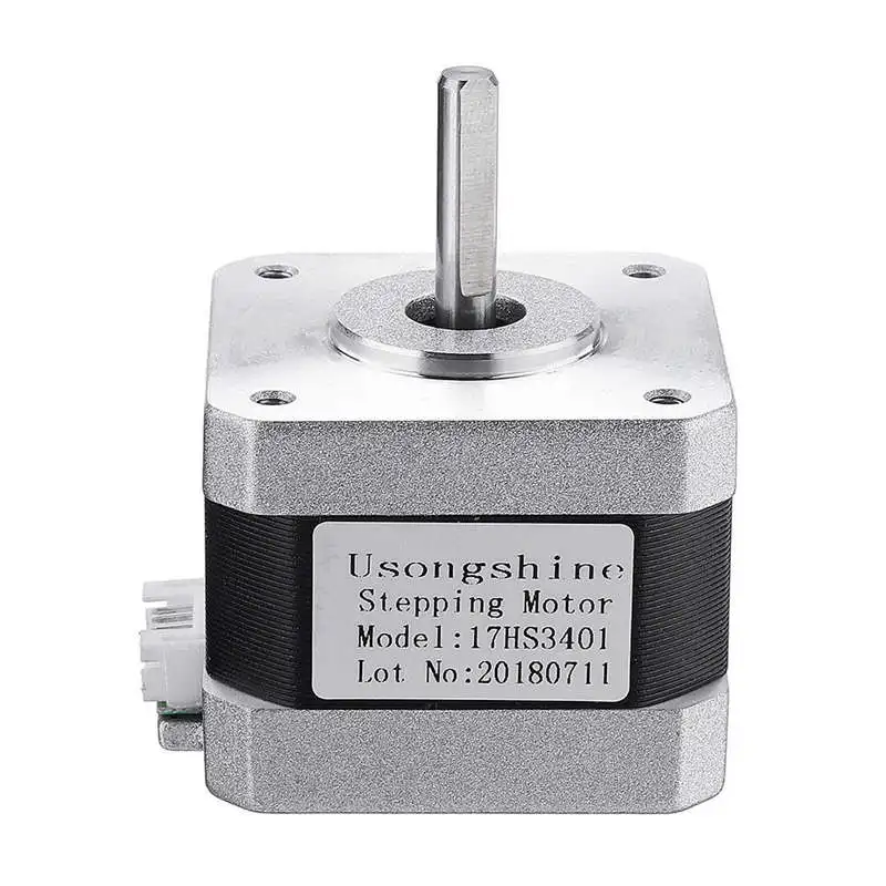 17Hs3401 Nema17 4 свинцовый 1.3A 42Bygh шаговый двигатель для 3D принтера Cnc части|Детали и