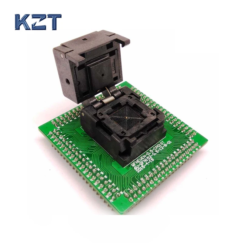 Фото QFN72 LCC72 MLF72 PCLC72 IC550-0724-018-G IC pin 0 5 мм 10*10 программист socekt раскладушка Flash Приработка QFN72 LCC72 MLF72 PCLC72 IC550-0724-018-G IC pin 0 5 мм 10*10 программист socekt раскладушка Flash Приработка