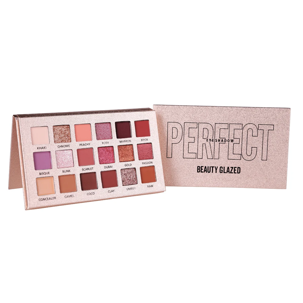 Beauty Glazed 18 цветов косметика для выделения теней глаз Палитра блестящие матовые