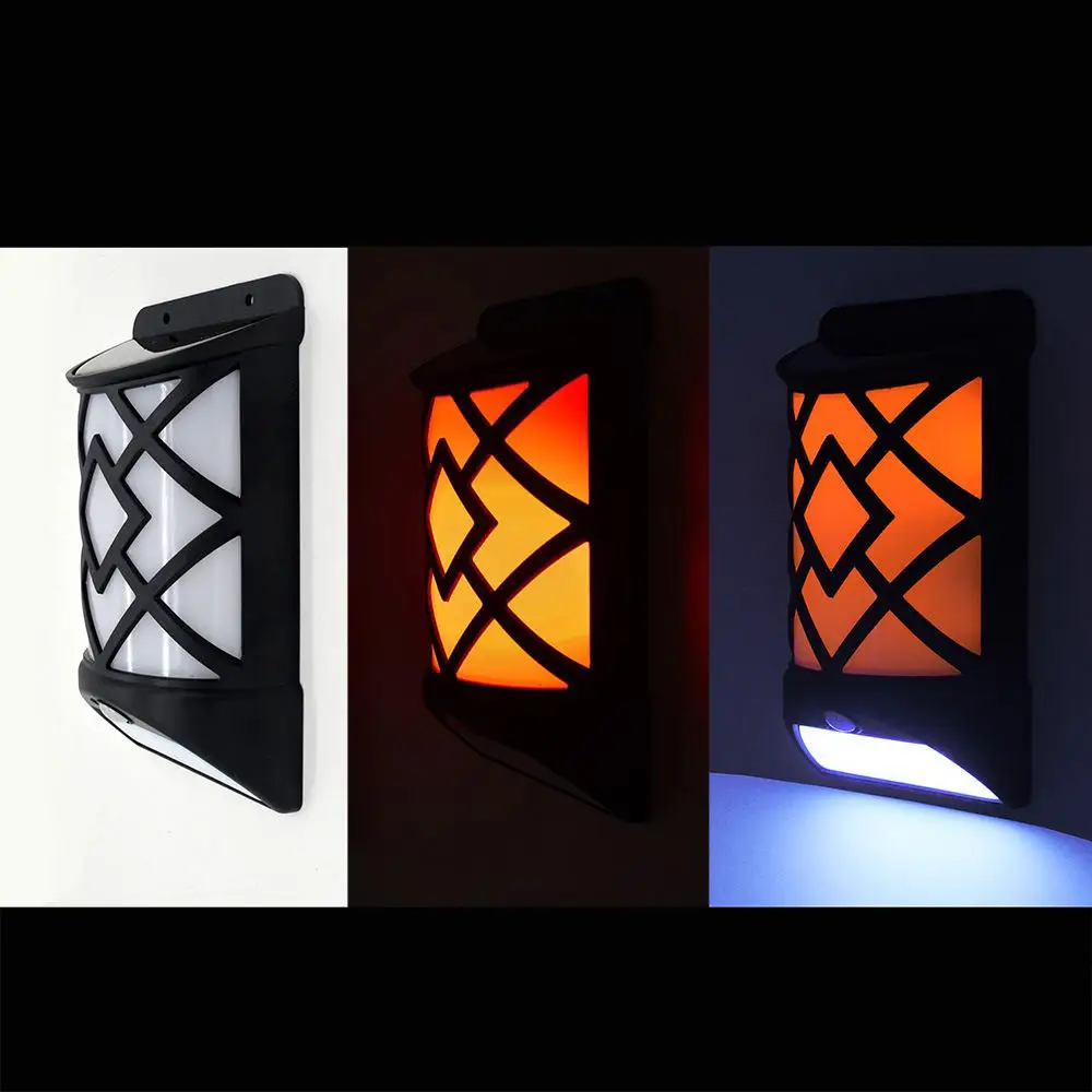 2 в 1 Солнечная панель LED PIR датчик движения известная Лампа безопасности ночник