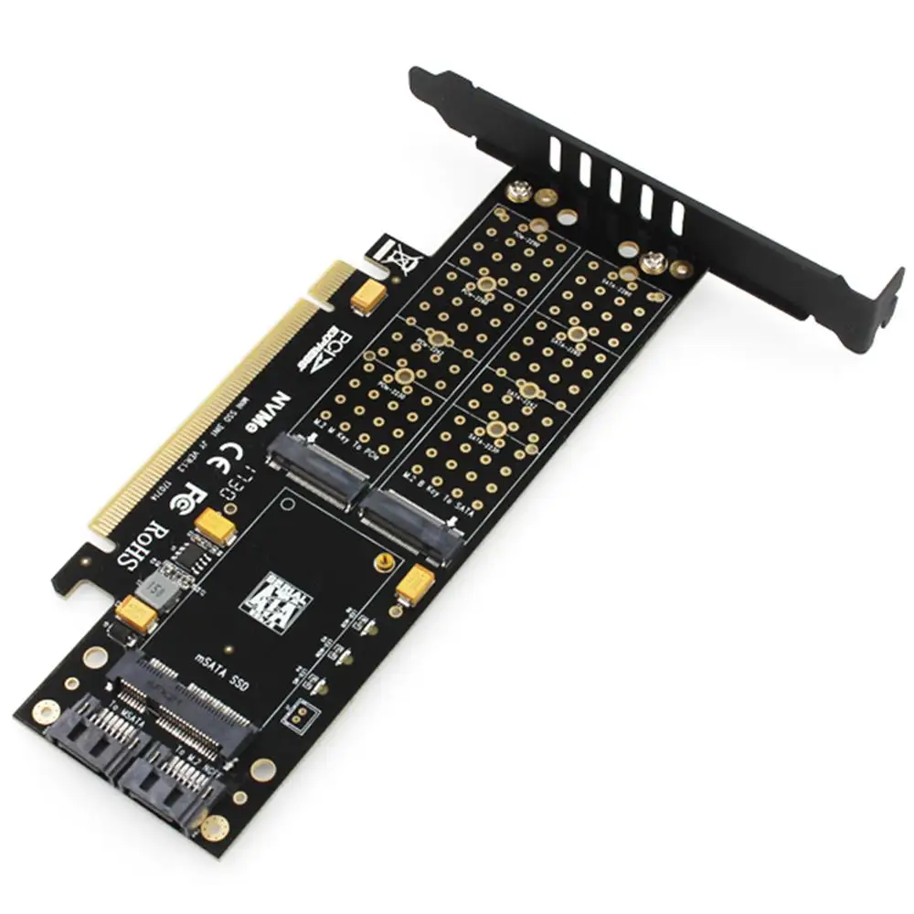 JEYI SK16 PRO для NVME NGFF адаптер x16 PCI E3 полная скорость M.2 2280 Al лист теплопроводность