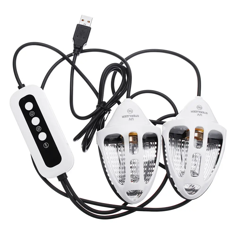 

CLAITE DC5V 10W Shoes UV Lamp Ultraviolet Ozone Shoe Dryer Deodorizer Dehumidify Sanitizer