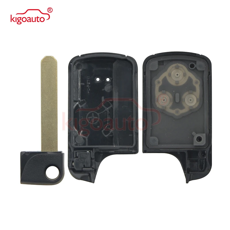 Kigoauto умный дистанционный чехол для ключей Fob 3 кнопки Замена Honda Accord CRV Fit 2009 2010