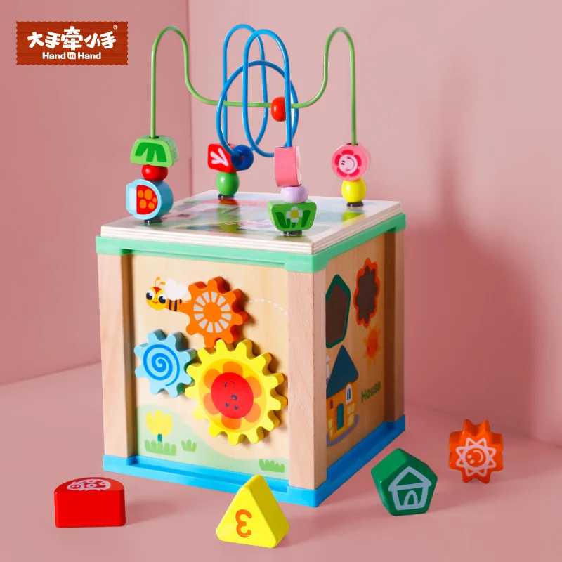 Детские игрушки многофункциональная форма соответствующий набор колонн вокруг