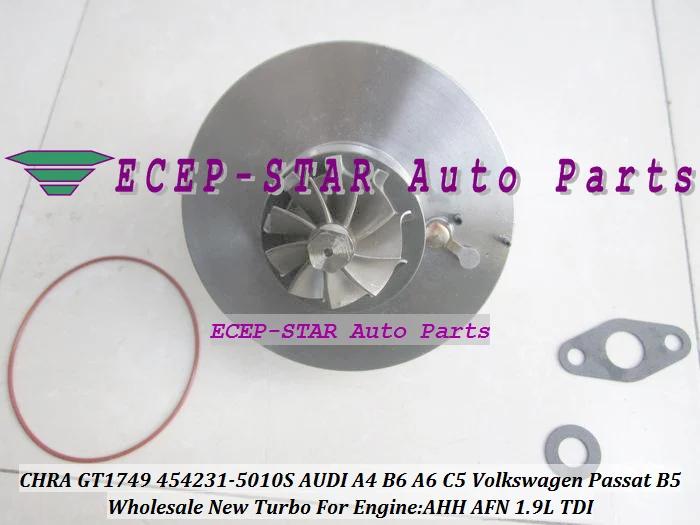 Бесплатная доставка турбо CHRA картридж GT1749 454231 5010S 0002 для AUDI B6 A6 C5 Volkswagen VW Passat B5 AHH AFN