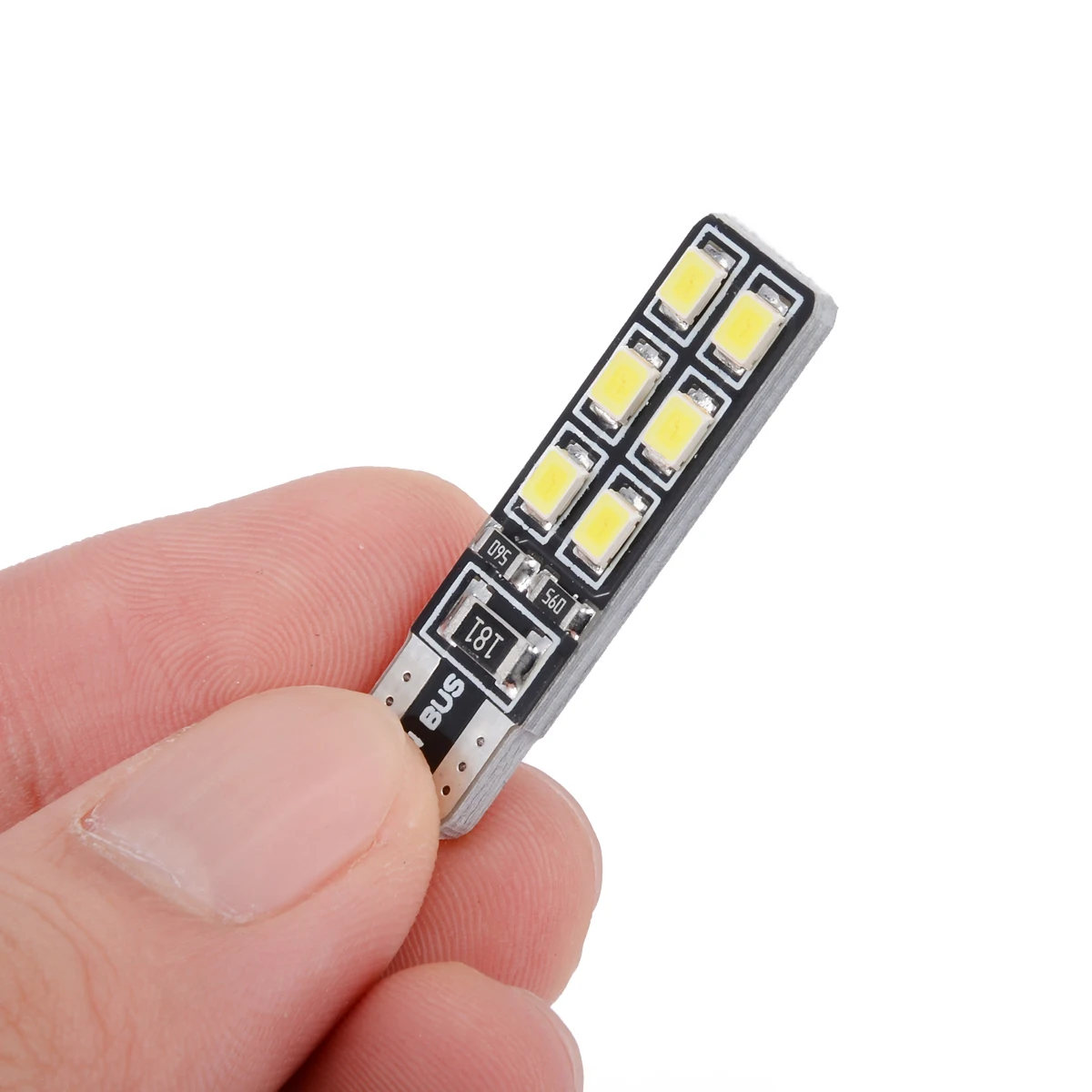 6 шт./компл. Белый T10 194 168 2835 12LED Canbus без ошибок ширина дверной карты светильник