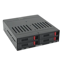 oimaster he 2006 4 slots sata internal rack 2 5 inch hard drive case internal mobile rack with led indicator built in fan