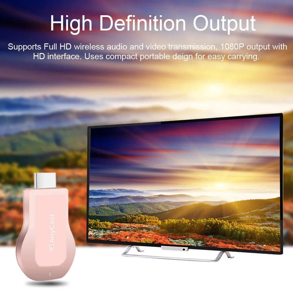 1080P HD TV Stick AnyCast Новый беспроводной WiFi Дисплей ключ приемник Miracast Airplay