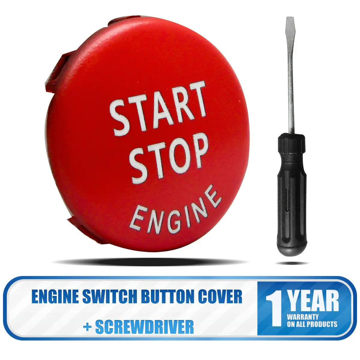 Кнопка включения и остановки двигателя красная крышка легкий правильный разъем