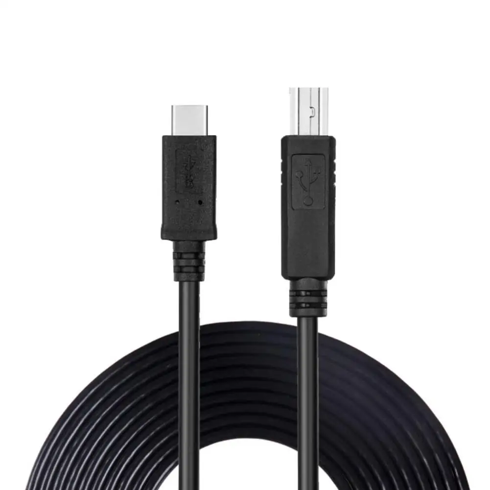 USB Высокоскоростной 1 м/2 м/3 м/5 м/8 м 3 Type C к 2 0 B принтер кабель удлинитель адаптер