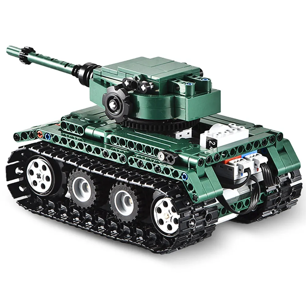 Ww2 RC танки тигра строительные блоки Technic World War 2 военная модель немецкой армии