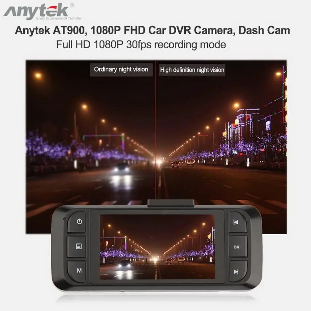Anytek AT900 портативный автомобильный DVR камера 2 7 "1080 P Full HD видео рекордер Dashcam 148