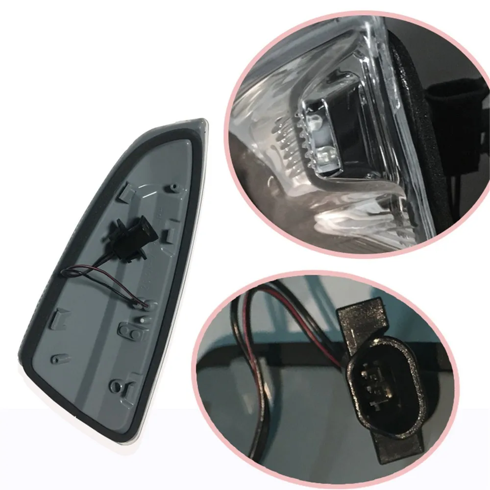 Новый LH + RH боковой поворотный сигнальный зеркальный сборный Светодиодный