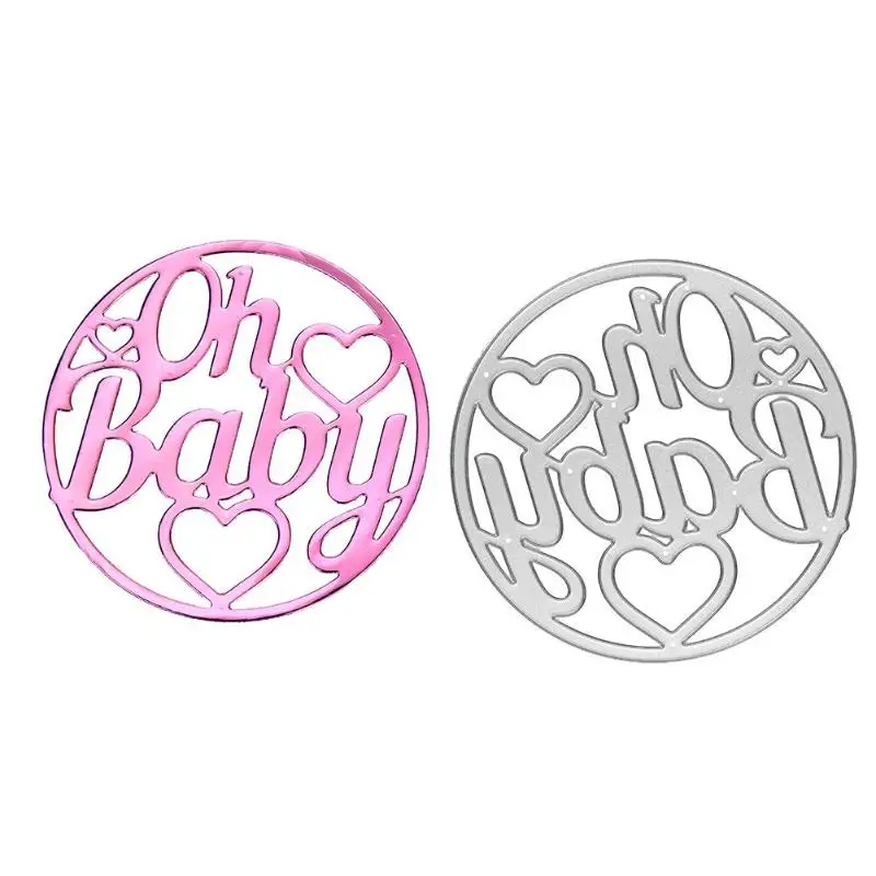 Oh Baby металлические штампы для выбивания Трафаретный Скрапбукинг фотоальбома