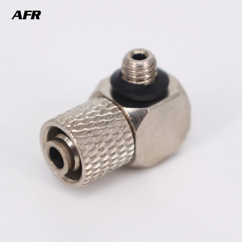 

4PCS Miniature Fittings M-6HL-4 M-6HL-6 PL Male Thread M6 - Tube 4 6mm Elbow Pneumatic Pipe Air Hose Quick Fitting Mini Connecto