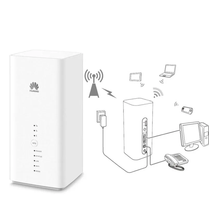 Huawei B618 телефон 600 Мбит/с 4G LTE модем CPE Roter поддержка B1/3/5/7/8/28/40 huawei b618|3G/4G роутеры| |