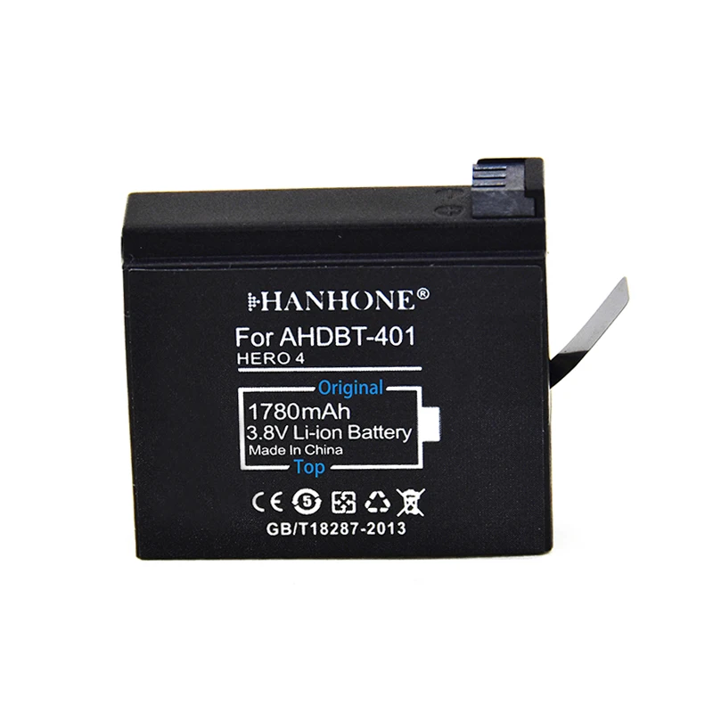 1780mAh Gopro Hero 4 Ahdbt 401 Ahdbt401 аккумуляторная батарея для цифровой камеры Go Pro Hero4