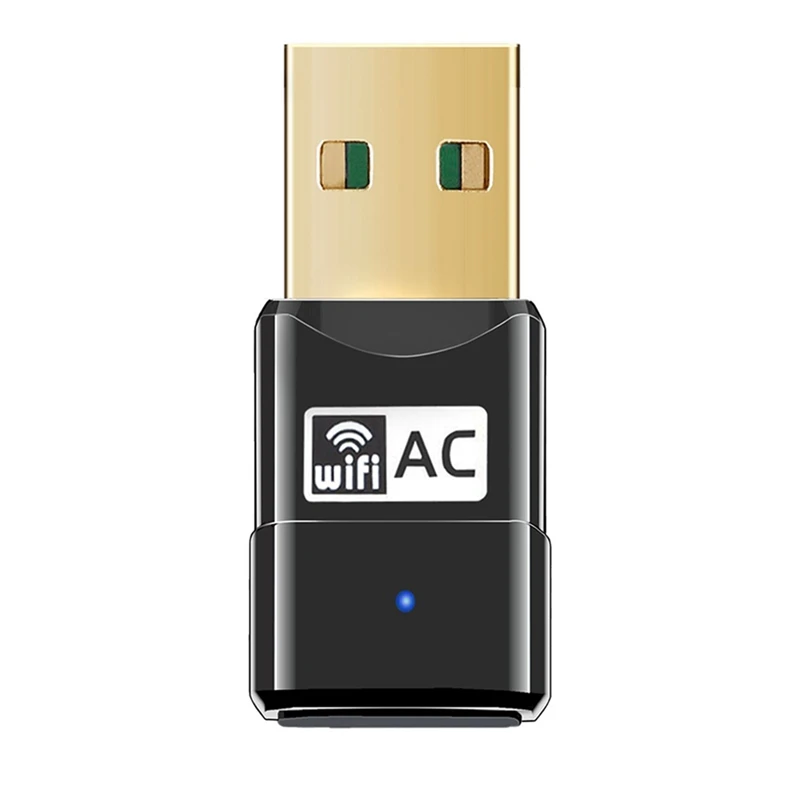 AC600Mbps беспроводной адаптер мини USB Wifi сетевой 802.11ac двухдиапазонный 2 4G/5G ключ для