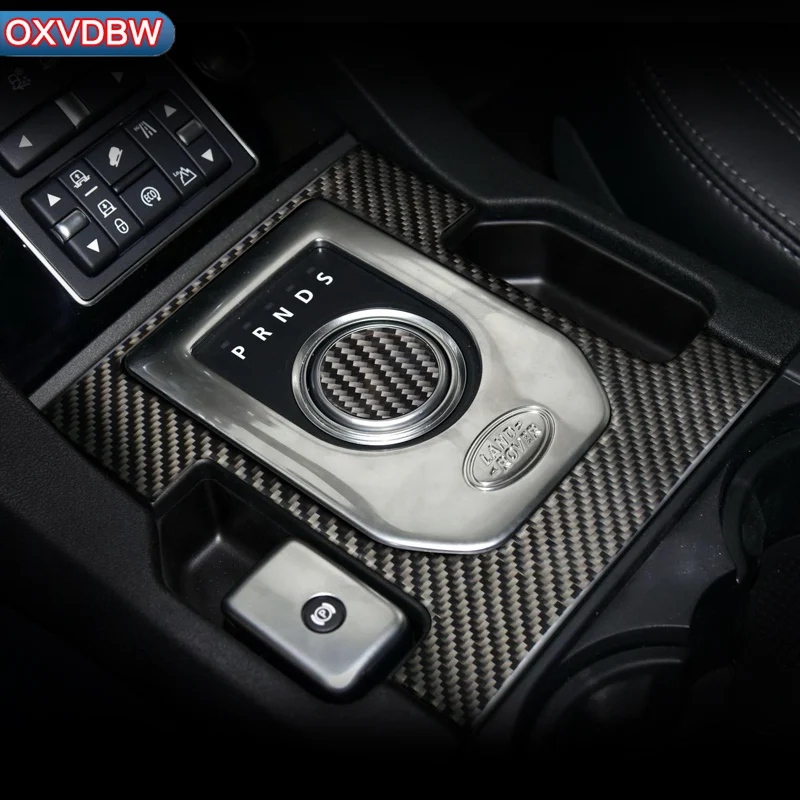 Аксессуары для land rover discovery 4 HSE наклейки салона автомобиля из углеродного волокна
