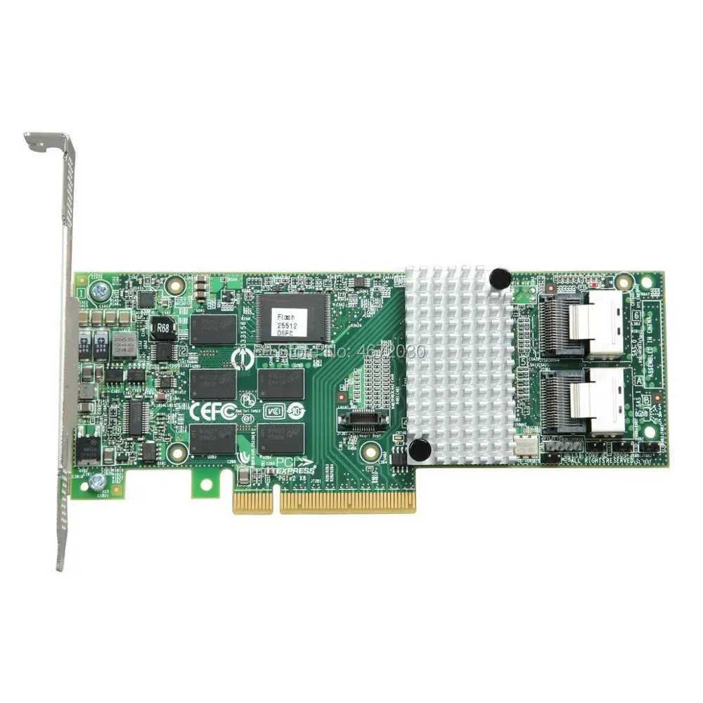 Новая карта контроллера Broadcom Avago LSI MegaRAID SAS 9261-8i 8 портов 512 Мб кэш-памяти SFF8087 6 ГБ