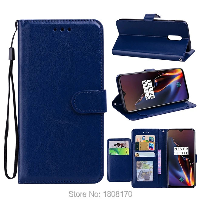 Многофункциональный кожаный чехол-кошелек C-Ku Crazy Horse Mad для Oneplus 6 T чехлы-футляры