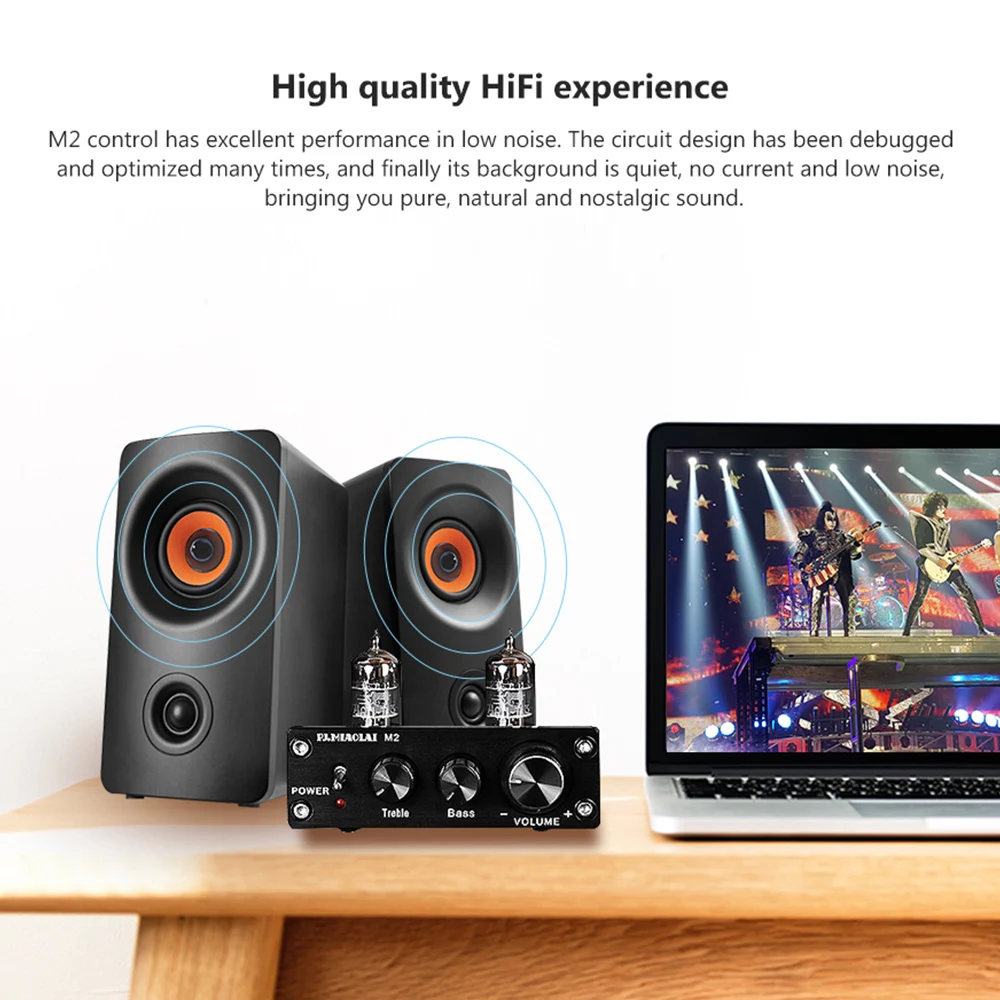 6J1 ламповый усилитель желчный предусилитель HIFI ВЧ регулировка басов аудио DC12V для