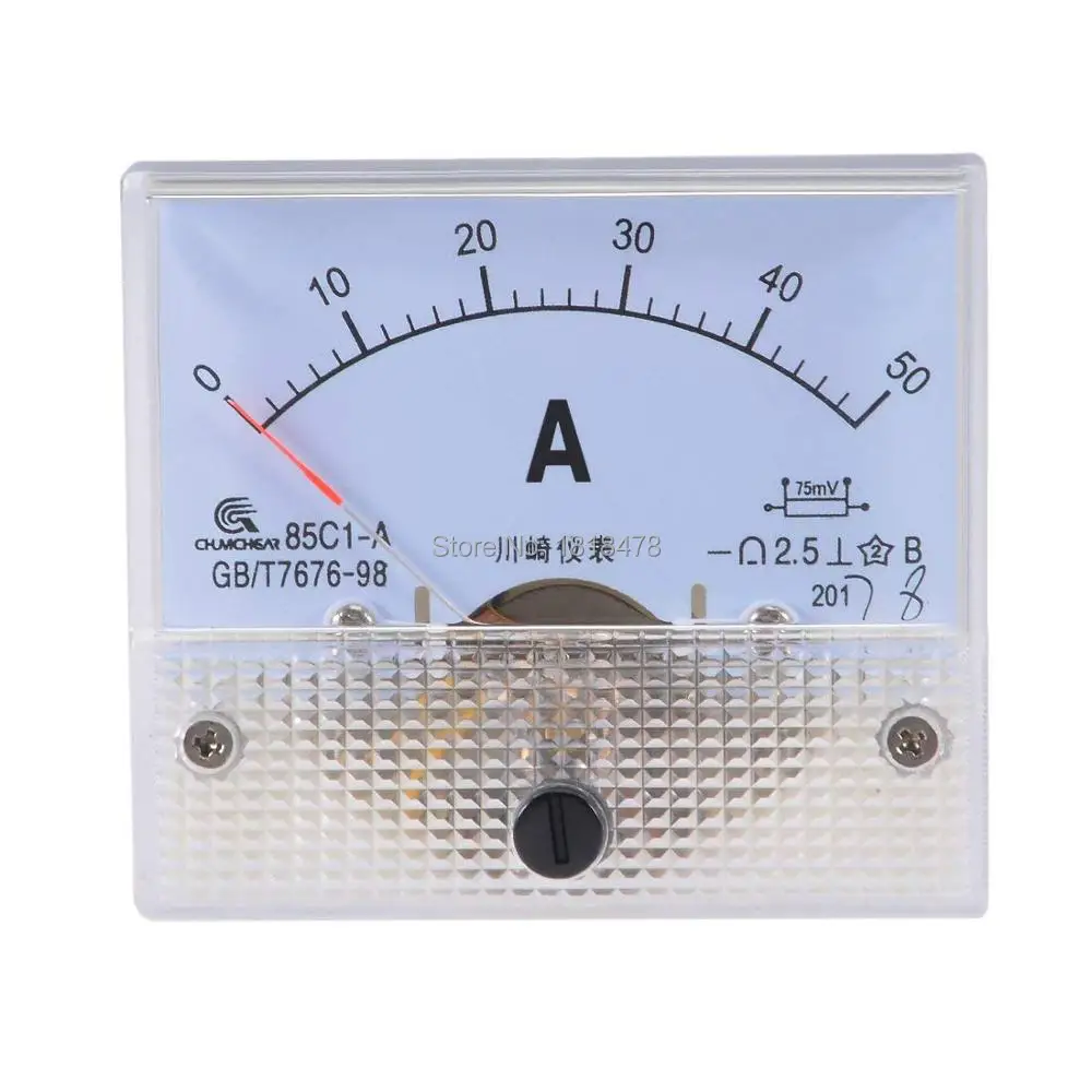 85C1 DC1A 2A 3A 5A 10A 20A 15A 30A 50A 100A Аналоговый амперметр с точностью 2 5|Измерители тока| |