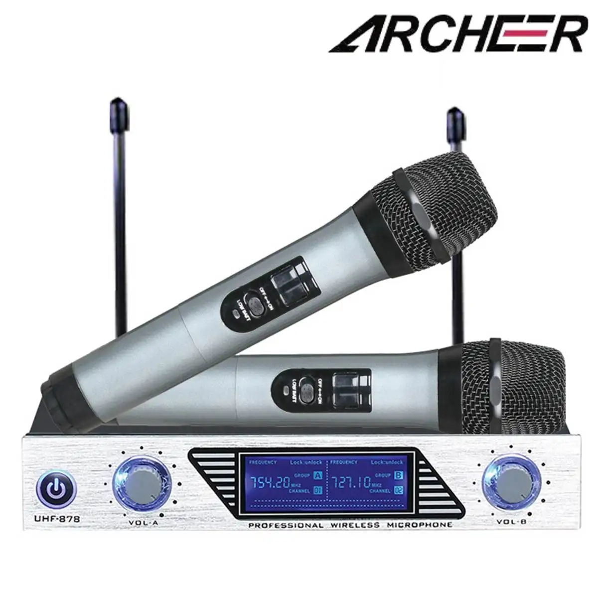 Archeer VHF Частотная Беспроводная микрофонная система домашний КТВ ручной набор