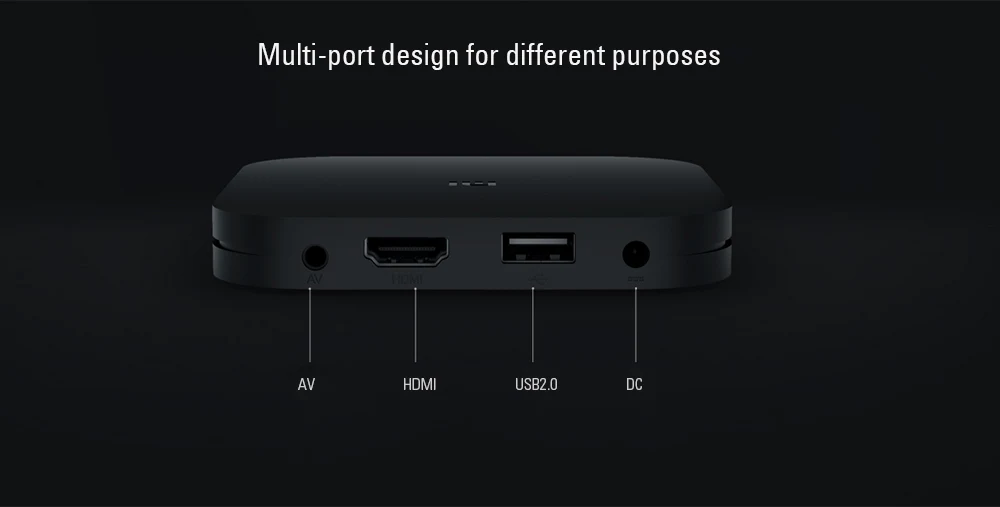 Xiaomi Mi4C Patchwall tv Box Amlogic S905L 1 ГБ ОЗУ 8 Гб ПЗУ 2 4 г Wi-Fi 4K H.265 Bluetooth Голосовое управление