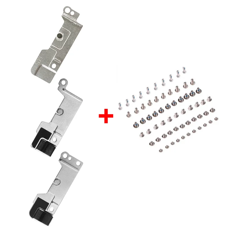 1pcs Home Button Spacer Clip Holder Metal Plate Bracket Cover+Screws Set For iPhone 6G 6 Plus 6S | Мобильные телефоны и