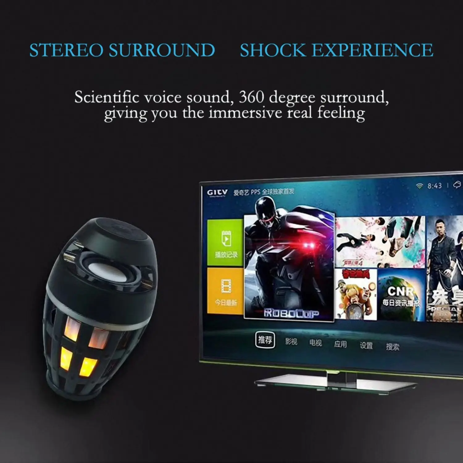 IG LED настольная лампа Bluetooth динамик ночник открытый/закрытый портативный стерео