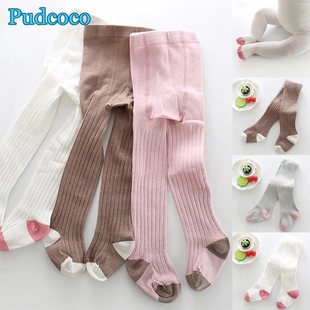 Мягкие хлопковые колготки для новорожденных девочек Pudcoco новинка 2019 | Детская