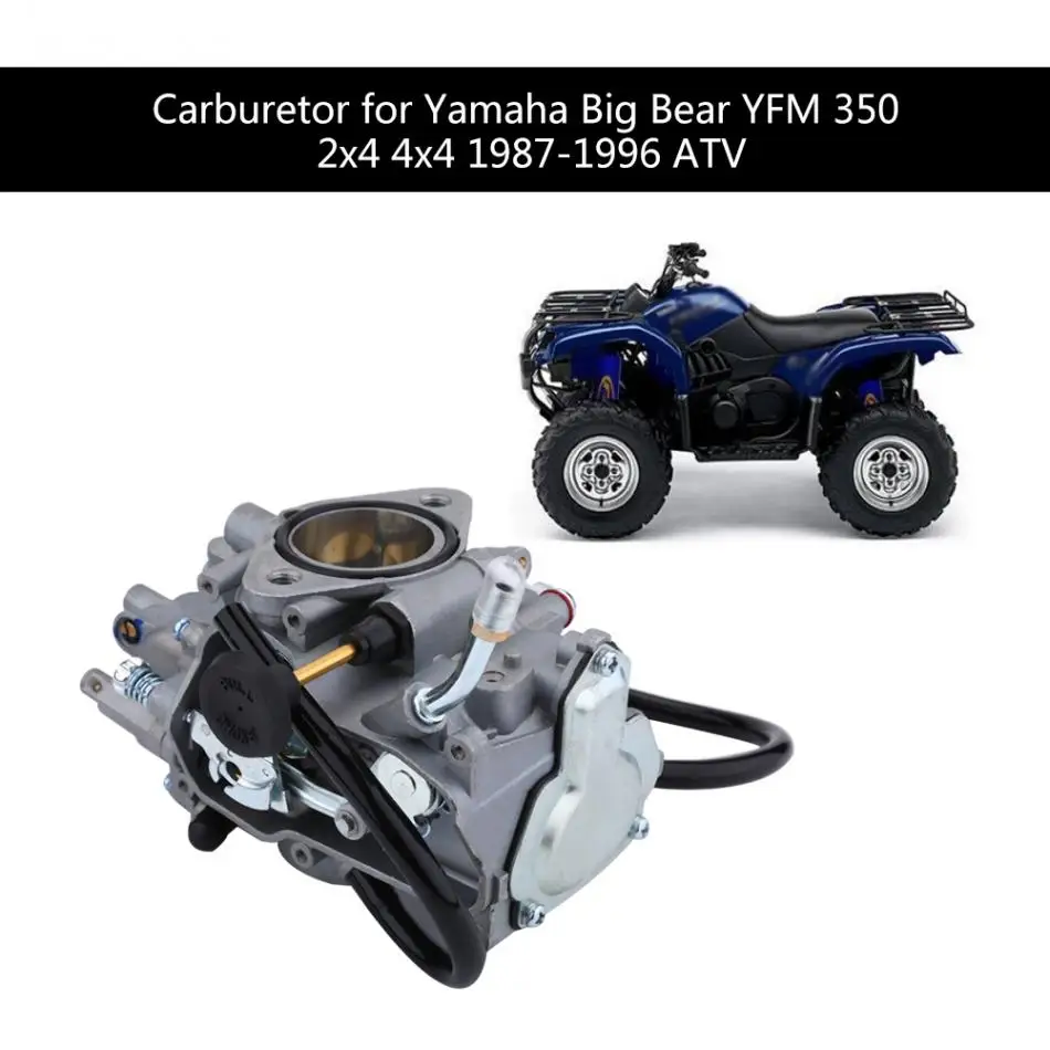 ATV Карбюратор Carb для Yamaha Big Bear YFM 350 2x4 4x4 1987-1996 металлические аксессуары мотоциклов |