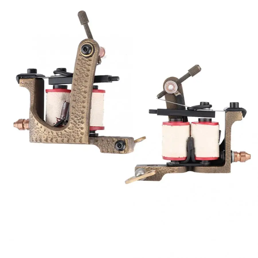 Машинка для тату ручки 2 шт. латунные катушки машинка нарезки шейдеров лайнер