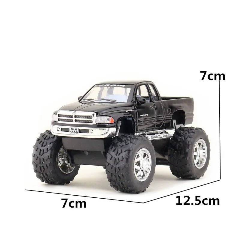 KINSMART литая металлическая модель/Масштаб 1:44/Dodge Ram (внедорожник) пикап игрушечный