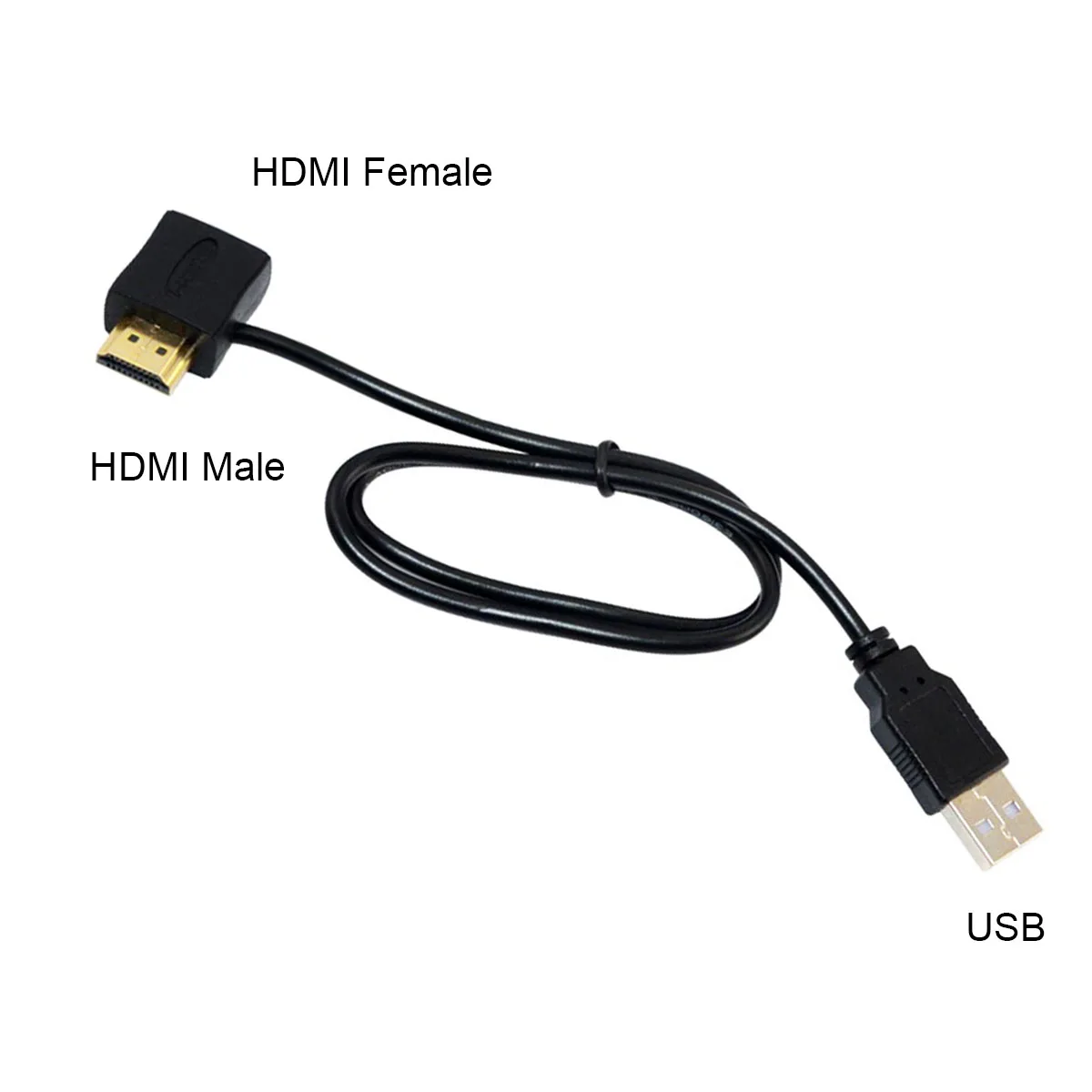 Компьютерный кабель 1080P USB 2 0 HDMI штекер гнездо адаптер удлинитель Разъем питания