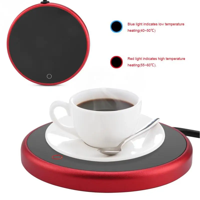 Electric Cup Warmer Pad Desktop Tea Coffee Milk Mug Heater Coaster Tray 220-240V | Дом и сад