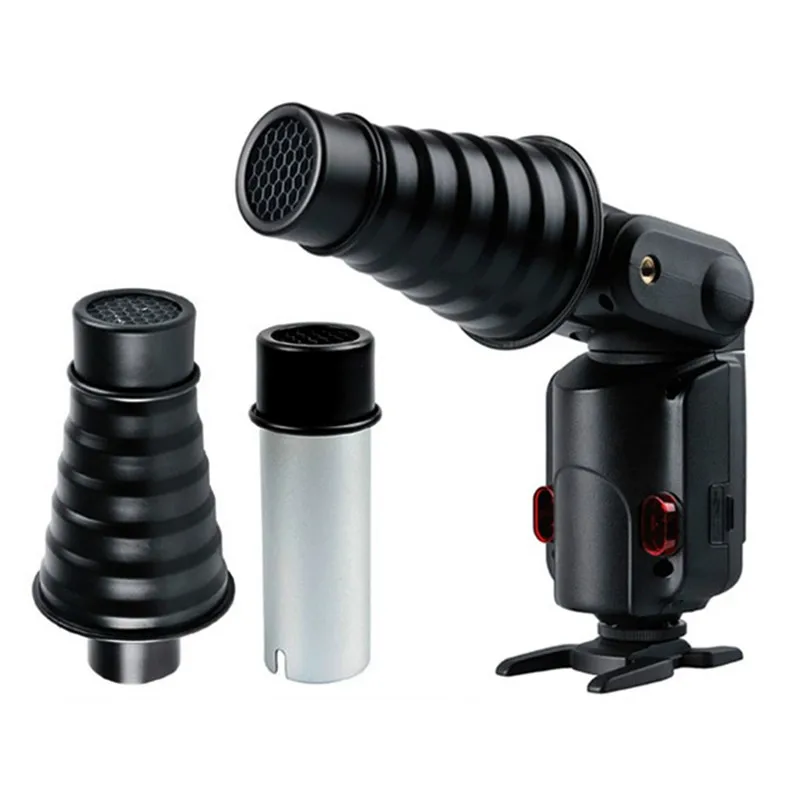 Godox AD-S9 конический студийный Snoot из алюминиевого сплава с сотовой сеткой для