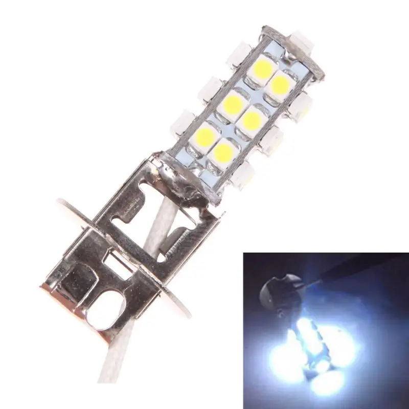 2 шт./компл. 12V H3 26 3w SMD светодиодный холодный белый автомобильный противотуманный