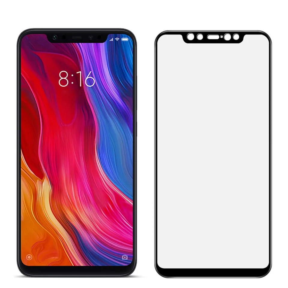 

For Xiaomi Mi8 Screen Protector For Xiaomi Mi8 se Tempered Glass 3D Curved Protective Glass On For Xiaomi Mi8 Glass 9H Hardness