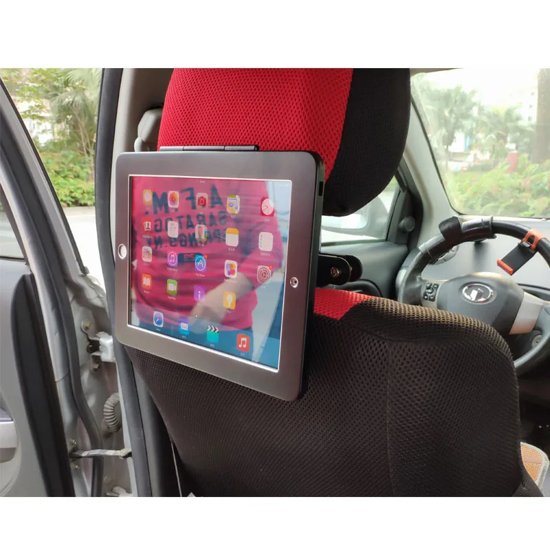 Для 9 7 дюймового iPad Автомобильный подголовник безопасности крепление с замком