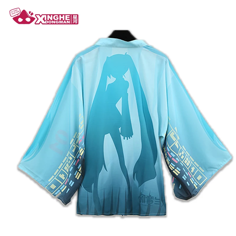 Milky Way Anime Hatsune Miku Haori Traditional Kimono Unisex Girl Harajuku Yukata Fans Lovers' | Тематическая одежда и