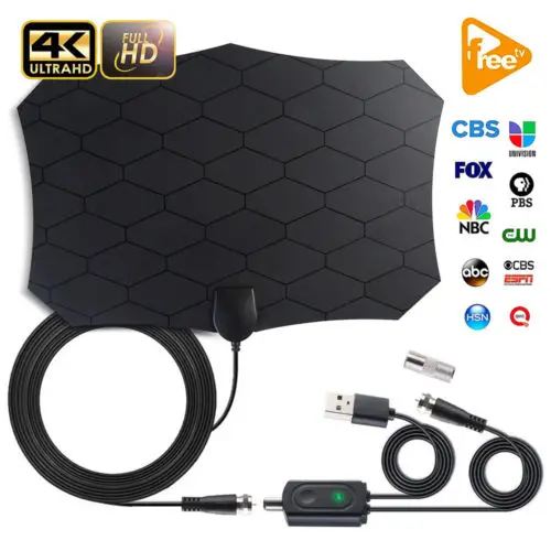 Antenna TV Digital HD Skywire 4K 200 Mile Range Antena Indoor HDTV 1080p Hot | Электроника