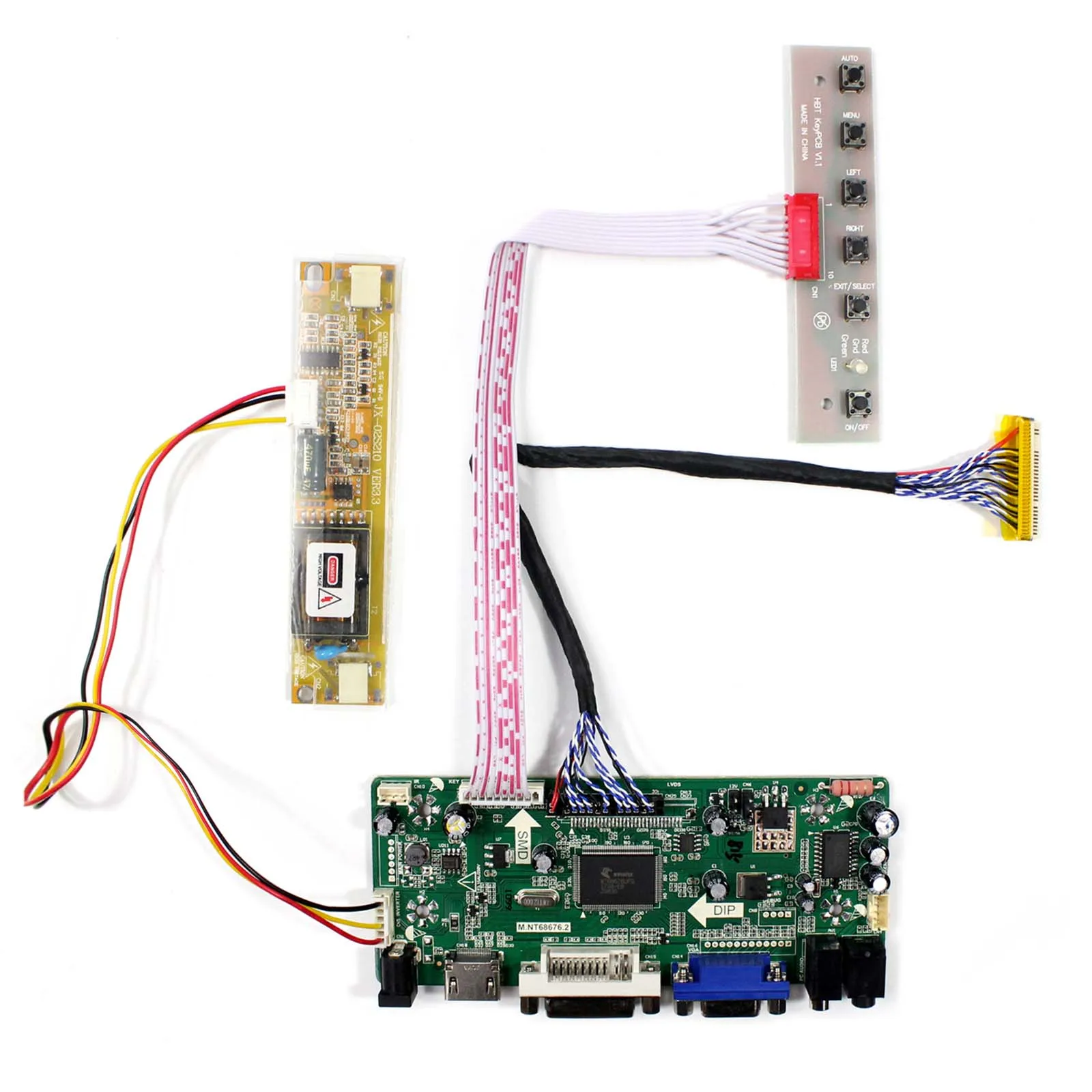 

HD MI DVI VGA LCD Controller Board For 18.4" 1920x1080 N184H1 LCD Panel