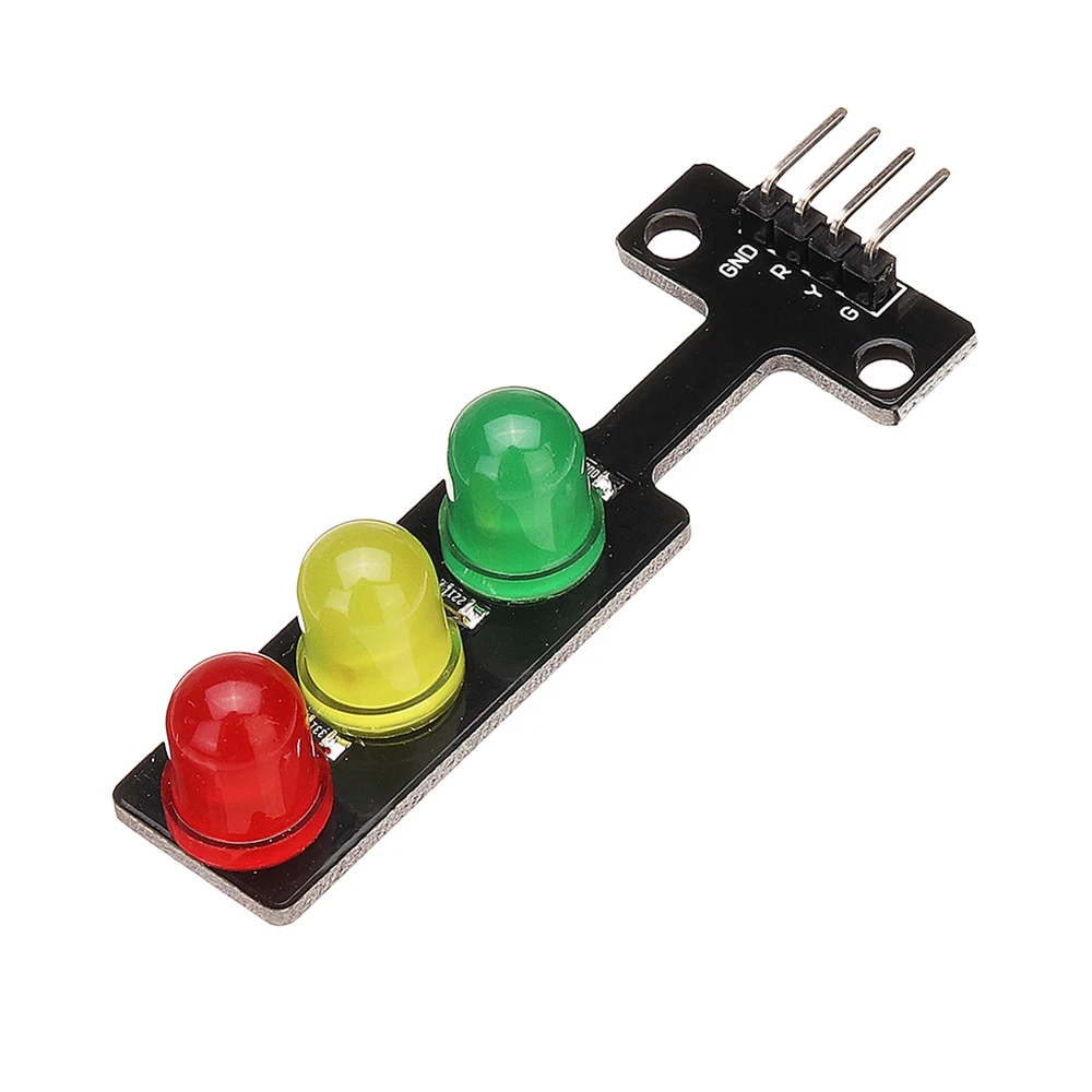 CLAITE 5V LED Traffic Light Display Module Electronic Building Blocks Board For Arduino | Лампы и освещение